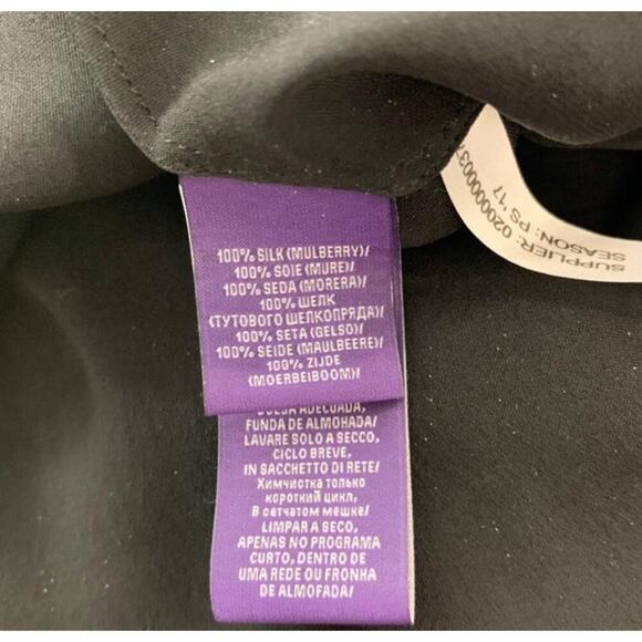 Ralph Lauren Collection Purple Label Beaded Skirt Black Silk Fringe Midi Runway - Picture 9 of 11